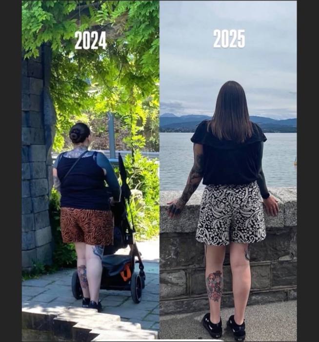 Transformation perte de poids d'une cliente de Jérôme Hutin